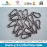 Buy cheap Stainless Steel High Quality Special 5x50mm Gourd Shape Carabiner Hook w/Lock and Ring Holder from wholesalers