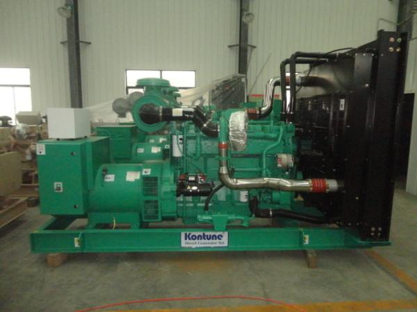 60HZ/1800RPM UMMINS Diesel Generator Set Water Cooling Diesel Main Power 563KVA