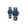 Buy cheap 24 Jewels Couple Automatic Watch , Steel Automatic Watch With Genuine Leather Strap from wholesalers
