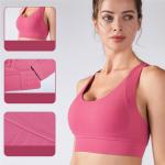 7 Colors Nuls Sexy Women Sports Bra Traceless Buckle Back Shock Absorber Crop