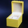 Buy cheap Yellow Leather Leather Watch Box Screen Printing Surface Finish For Gift Packaging from wholesalers
