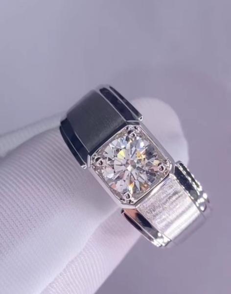 Buy cheap Men's Diamond Ring White Diamond Ring Engagement Wedding Rings Lab Grown Diamond Rings from wholesalers