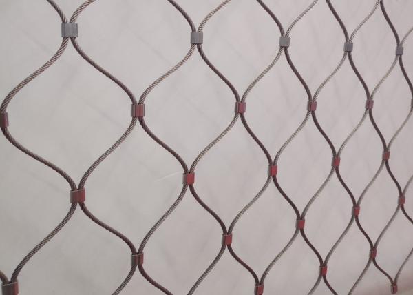 Buy cheap Knotted Tensile Rhombus Flexible Stainless Steel Cable Mesh 7*7 7*19 from wholesalers
