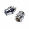 Buy cheap Straight Orientation M8 Waterproof Connector Brass Alloy PA66 GF B Code from wholesalers