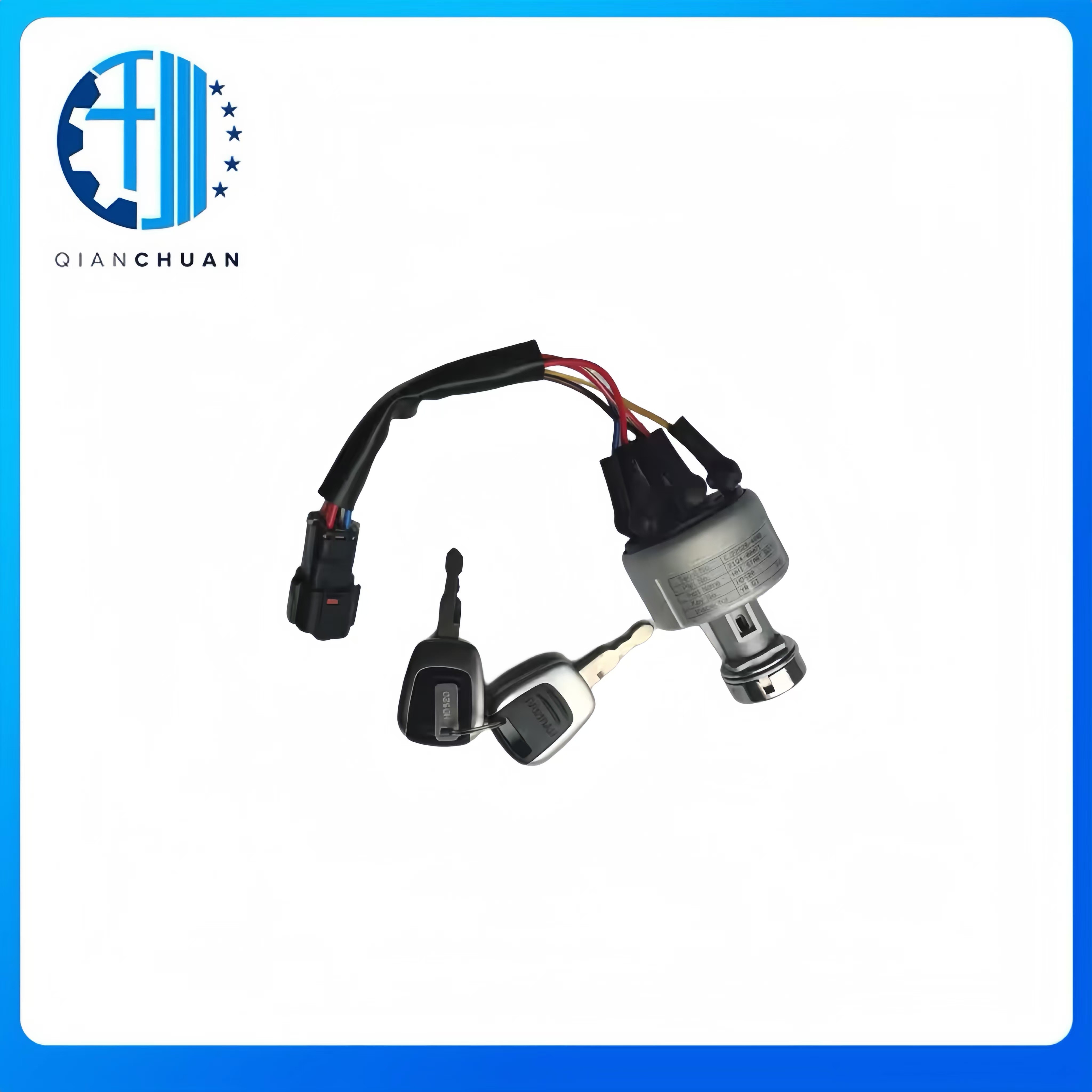 Ignition Switch 21Q4-00071 for Hyundai R140LC-9 R220LC-9S HX220L Excavator Spare Part