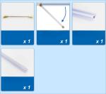 25 Square Shower Door Profile Easy Installation With Hardware Accessories