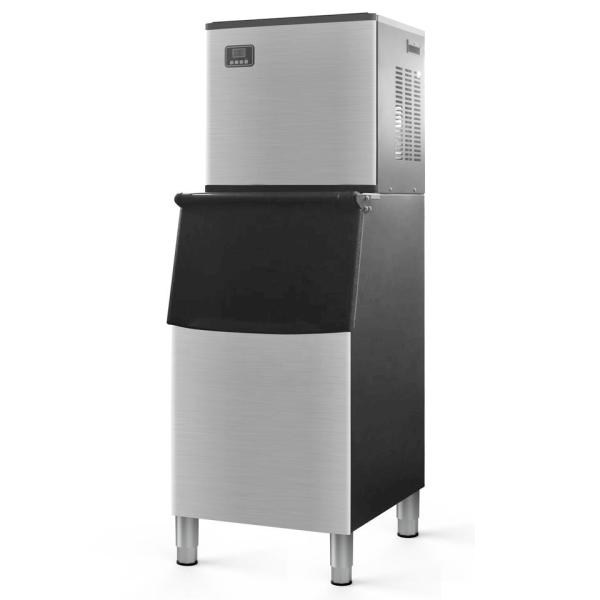 350kg/24h Stainless Steel Automatic Commercial Ice Cube Maker Machine for