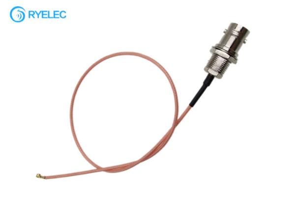 Buy cheap 180 Degree Female Crimp Type Rear Mount Bnc To Ufl Female With Rg178 Jumper Rf Cable from wholesalers