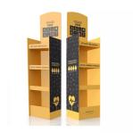 Buy cheap Cardboard Drinks Beverage Shelf Display Stand For Supermarket Retail Advertising from wholesalers