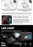 Small Cars J1201 Portable 12v High Power Car Booster Jump Starter For Low