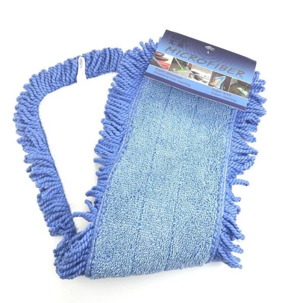 Buy cheap Customized Blue Industrial Quickie Dry Mop 500gsm Tassel Mop Pad Heads from wholesalers
