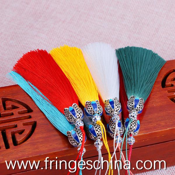 Buy cheap Colorful classical wholesale chinese tassels trimming fringe for bookmark from wholesalers
