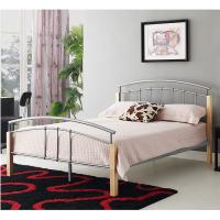 Buy cheap Queen Size Black Metal Platform Bed Safe Design For Bedroom Furniture product