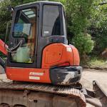 48.3KW Kubota Official 5ton KX165 Excavator from Japan with 0.24m3 Bucket