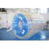 Buy cheap 1.0mm PVC / TPU Blow Up water rolling Toy Inflatable Water Roller For Water Park from wholesalers