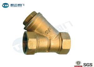 Buy cheap Industrial Brass Y Strainer Valve , BSP / NPT Threaded Y Type Strainer from wholesalers