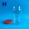 Buy cheap Clear Airtight Peanut Butter Snack Round Plastic Jars With Lids 38oz 1120ml 1000g from wholesalers