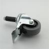 Buy cheap 100KG ESD Caster Wheels With Brake 5 Inch Rubber Caster Wheels from wholesalers
