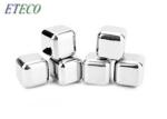 Ecofriendly Stainless Steel Chilling Cubes , Metal Whiskey Stones Dishwasher