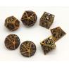 Buy cheap Multipurpose Resin Polyhedral Dice Moistureproof Hand Polished from wholesalers