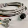 Buy cheap BJ-753P NIHON KOHDEN Heart Conductivity Wire Black Round Head 6 Pin Three Lead European Standard Button from wholesalers