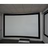 Buy cheap 3D Silver Immersive curved theater screen , home cinema projection screen from wholesalers