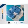 Buy cheap Biodegradable Disposable Surgical Gowns Medical Apparel With 4 Waist Belts Blue Color from wholesalers