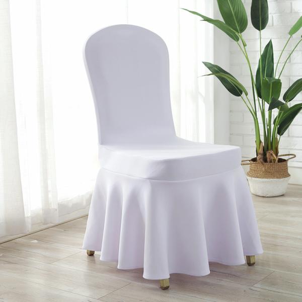 Buy cheap Plain Dyed 220gsm Spandex Elastic Banquet Chair Covers from wholesalers