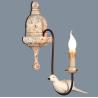 Buy cheap Retro bird wall lamp french vintage white wood wall sconce rustic wall lamp （WH-VR-70) from wholesalers