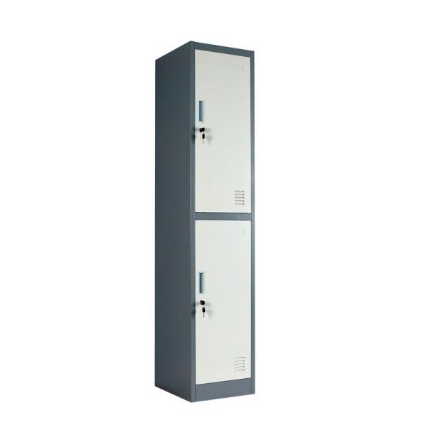 Buy cheap Metal Steel Iron Cabinets Cupboard Student Dormitory Metal Wardrobe Vertical Small Size Two Door Waterproof from wholesalers