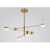 Buy cheap 6 Heads Suspension Lighting Black Brass Home dimmable led pendant lights from wholesalers