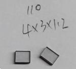 5x3x1.2mm Monocrystalline Diamond CVD 2PT 110 / 4PT 100 Mechanic Grade