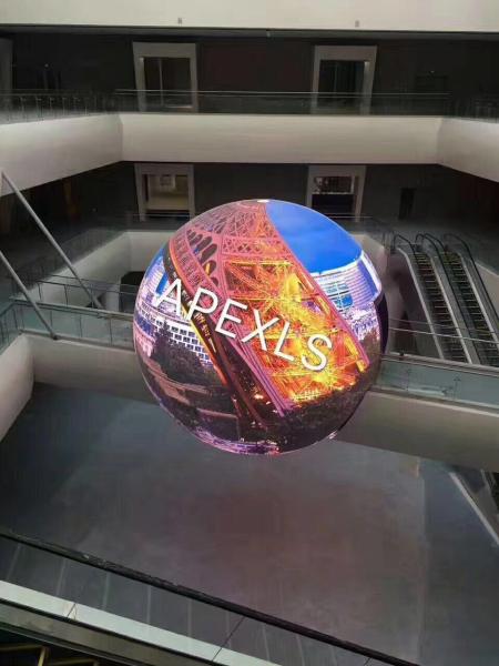 Buy cheap Advertising Flexible LED Display Screen P10 Spherical Led Display 1R1G1B from wholesalers