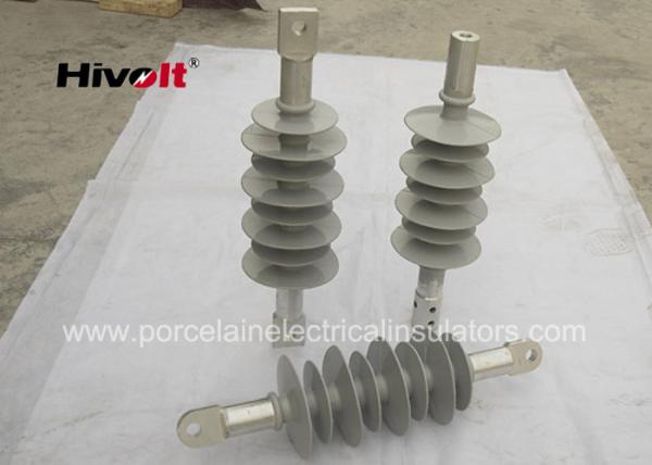 27kV Special Silicone Rubber Insulator , Silicone Composite Insulators Grey