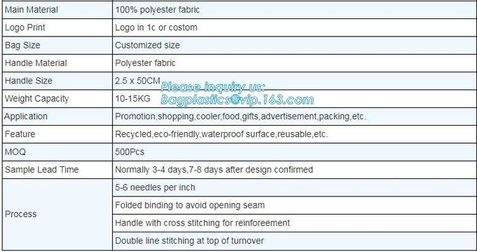 Shopping printing fabric insulated foldable bag, custom pp non woven bag tote bag, Wholesale Clothe Storage Non Woven Ba