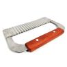 Buy cheap Wavy Crinkle Cutting Chopping Tools Stainless Steel Potato Slicer With Wooden Handle from wholesalers