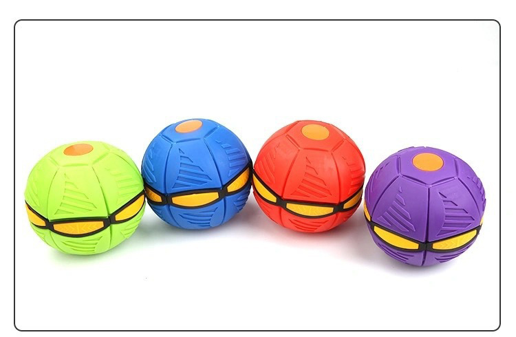 LED Flying Dog Ball Interactive Pet Toys Rubber Plastic Interactive Puppy Toys