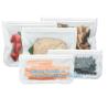 Buy cheap ReZip Seal Reusable Storage Bag PEVA food/snack/lunch storage bag, Reusable zip seal leakproof peva food snack storage b from wholesalers