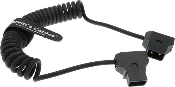 Buy cheap D-Tap Male To D-Tap Male Coiled Extension Cable For DSLR Rig Anton Bauer Battery from wholesalers