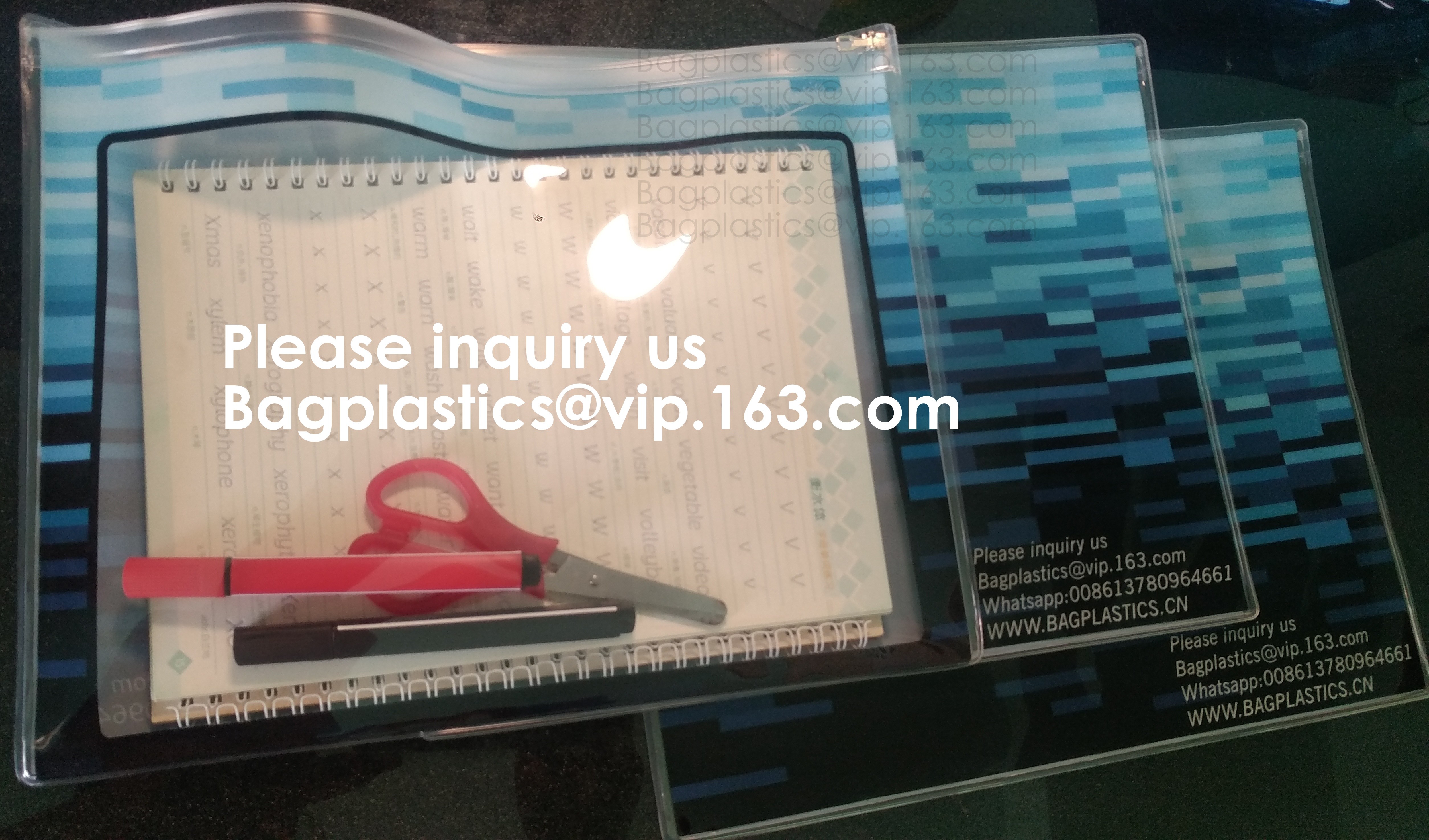 PP Stationery File Bag/Envelop Document Conference File Folder,Document File Box Biodegradable File Bag,Document Bag pac