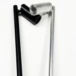 Silver Black 3w LED Jewelry Light LED Mini Spot Light Pole Jewelry Display