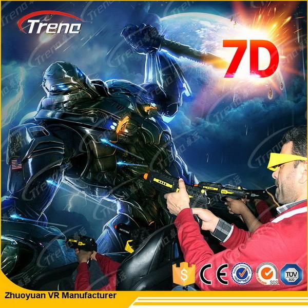 Buy cheap 6 Seats Electric 7D Movie Theater With Special Effect System 220V 5.50KW from wholesalers