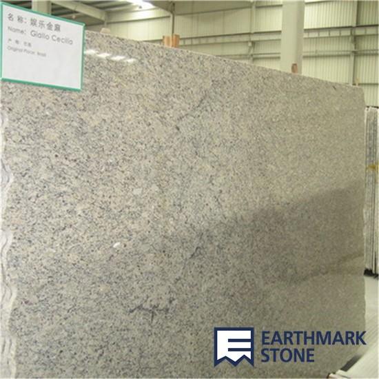 Buy cheap Giallo Cecilia Granite Slab from wholesalers