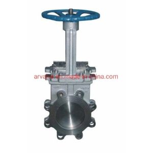 10Bar SS316 Rising Stem Heavy Duty Manual Knife Gate Valve