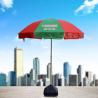 Buy cheap Large Windproof Beach Umbrella With Nestle Cotton Fabric Raffia Pepsi Flower Thatch from wholesalers
