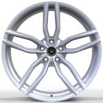 Deep Concave 1 Piece Forged Rims Monoblock 21 Inch Silver Aluminum Alloy Wheels