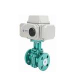 Dn15 Fluorine Ball Valve with Electric Actuator