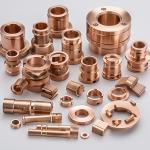 High Precision CNC Turning Copper Part For Aerospace Automotive Industry