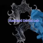 Clear framework Acrylic Metal Partial Denture Frameworks High Esthetics China