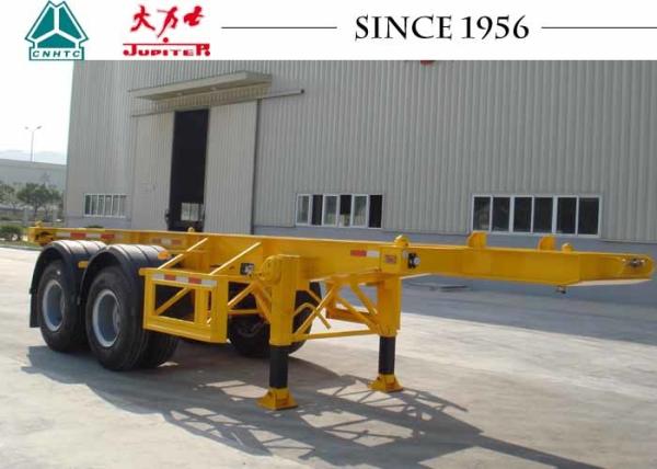 Buy cheap Long Lifespan Container Chassis Trailer 20 FT 2 Axle For Container Port from wholesalers